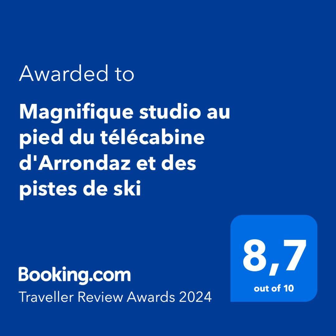 Magnifique Studio Au Pied Du Telecabine D'Arrondaz Et Des Pistes De Ski 摩丹 外观 照片